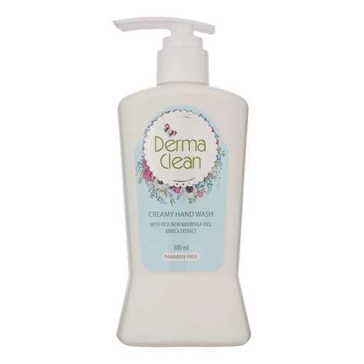 مایع دستشویی کرمی درماکلین مدل اینکا اینچی، مورینگا و عصاره آرنیکا 300میل 