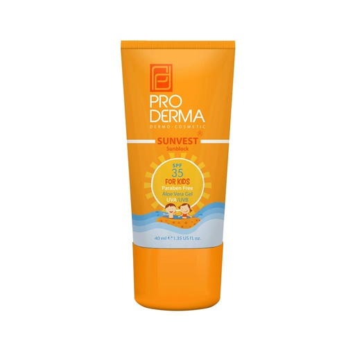 کرم ضد آفتاب کودکان SPF35 پرودرما 40میل