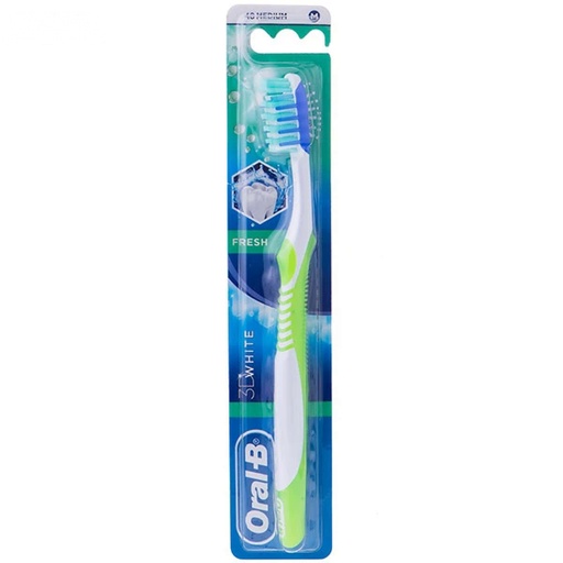 [191296] مسواک اورال-بی مدل Advantage 3D white Fresh با برس متوسط