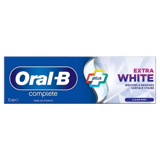 [191390] خمیر دندان اورال-بی مدل plus extra white new حجم75میل