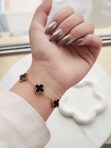 دستبند استیل مدل ون کلیف 