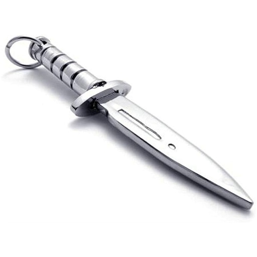 گردنبند استیل مدل چاقو 