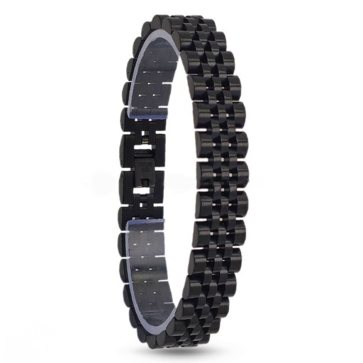 دستبند رولکس استیل مشکی 