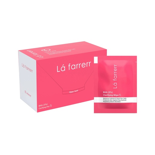 پد پاکسازی کننده پوست لافارر (5) مدل 3% BHA بسته 30 عددی