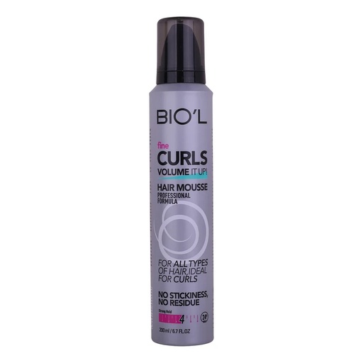 [191777] موس مو بیول مدل 4 FINE CURLS مناسب موهای فر حجم 200 میل