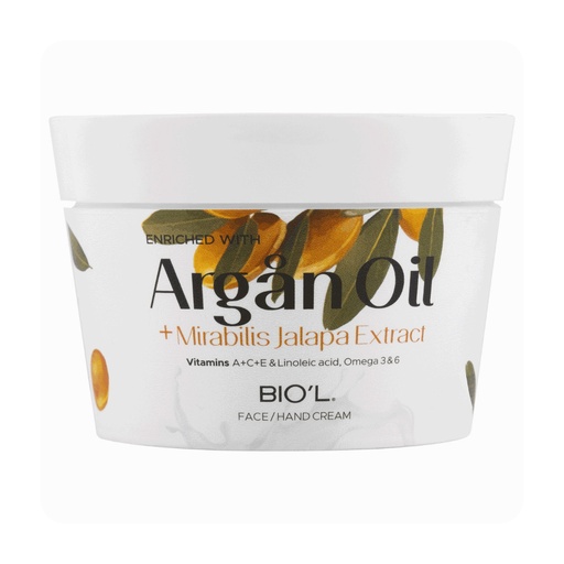 کرم مرطوب کننده دست و صورت بیول مخصوص پوستهای خشک حاوی آرگان و عصاره لاله عباسی حجم 200 میل