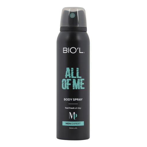 اسپری خوشبو کننده بدن مردانه بیول مدل ALL OF ME (بلو شنل) حجم 150 میل
