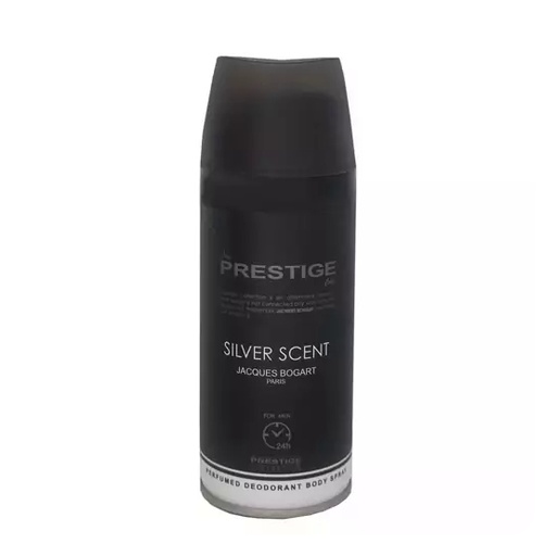  اسپری خوشبو کننده بدن مردانه پرستیژ مدل silver scent حجم 150 میل