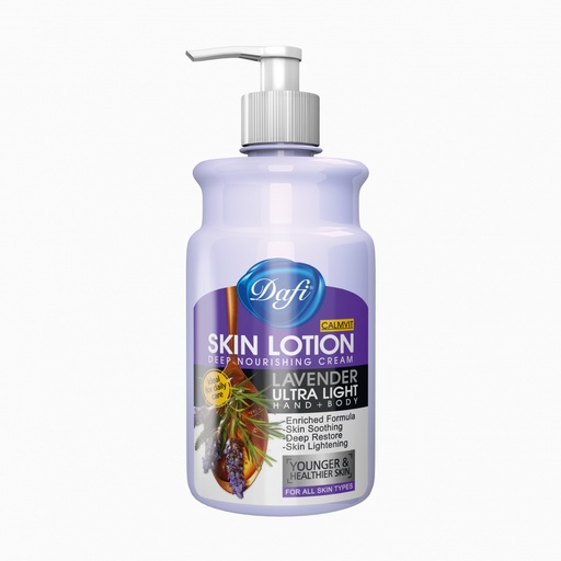 لوسیون بدن دافی مدل اسطوخودوس مناسب پوست نرمال حجم 470 میل