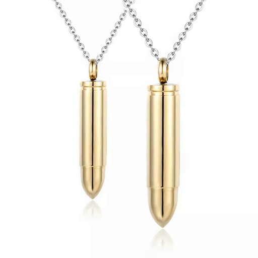 گردنبند مدل فشنگ استیل 