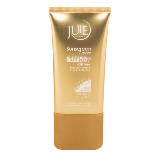 [192121] کرم ضد آفتاب SPF50 ژوت مناسب پوست چرب حجم 40 میل-بژ روشن