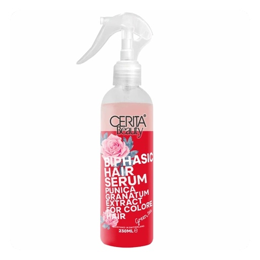 سرم دو فاز محافظ موی سریتا بیوتی (مناسب برای موهای رنگ شده) حجم 230 میل