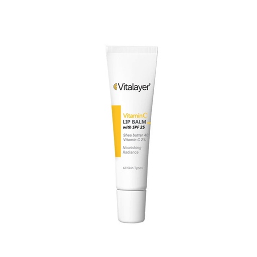 [192255] بالم لب ویتالیر مدل Vitamin C با SPF 25 حجم 15 میل