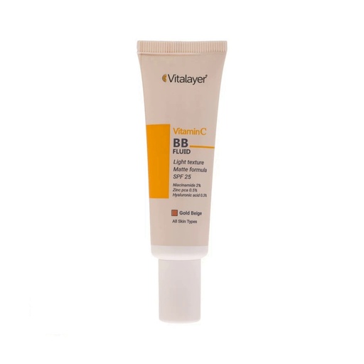 [192259] کرم پودر BB ویتالیر مدل Vitamin C حجم 30 میل-گلد بژ