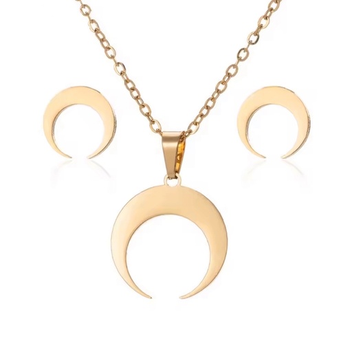 نیم ست استیل مدل ماه 