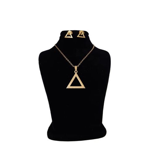 نیم ست استیل مدل مثلث 