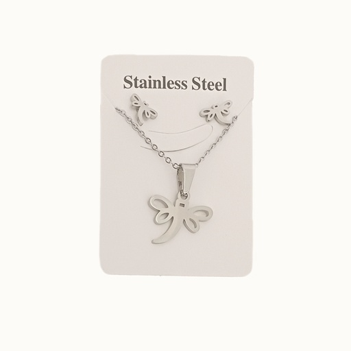 نیم ست استیل مدل پروانه کد w-se-302