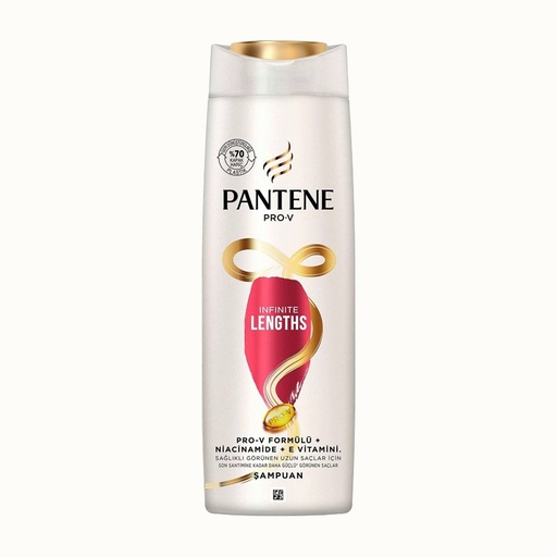 [192370] شامپو مو پنتن مدل Infinite Lengths مناسب موهای بلند و آسیب‌دیده حجم 350 میل