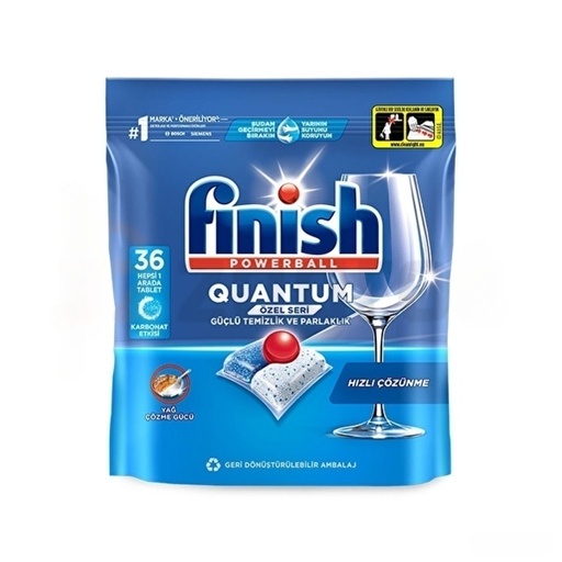 قرص ماشین ظرفشویی فینیش مدل کوانتوم بسته 36 عددی