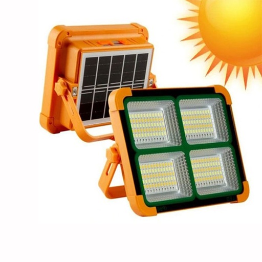 [254517] چراغ خورشیدی پروژکتور 1000 وات AKOVA LED ضدآب IP66 