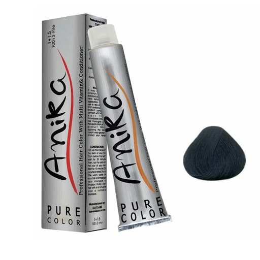 رنگ مو مشکی پر کلاغی شماره 1.1 آنیکا 100 میلی لیتر 