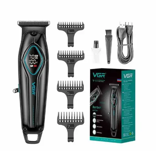 [124524] ماشین اصلاح موی سر و صورت وی جی ار مدل V-945 