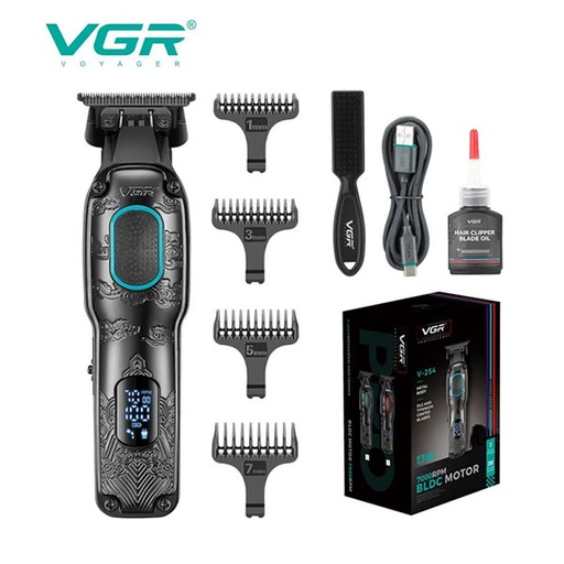 [21445] ماشین اصلاح موی سر و صورت حرفه ای وی جی ار مدل v-254 