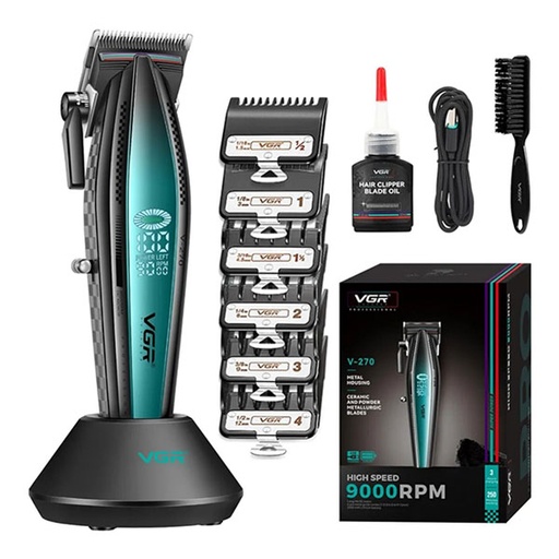 [12442] ماشین اصلاح موی سر و صورت وی جی ار مدل v-270 