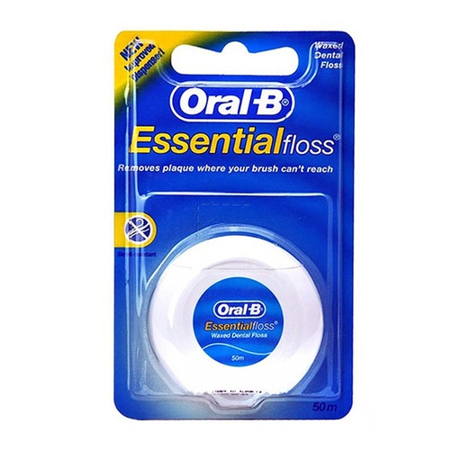 [124457] نخ دندان اورال-بی مدل ESSENTIAL FLOSS بدون رایحه 