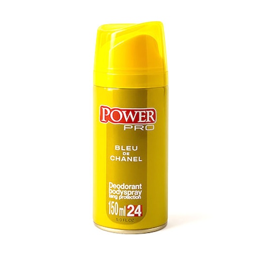 [58419] اسپری خوشبوکننده بدن مردانه پاور پرو مدل Bleu Chanel حجم 150 میل 