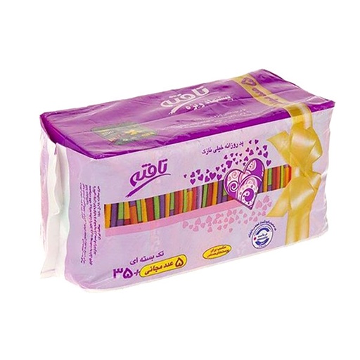 پد بهداشتی تافته مدل روزانه سایز خیلی بزرگ بسته 35 + 5 عددی 