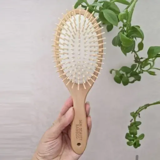 برس چوبی برند جام بیوتی سایز بزرگ بیضی 