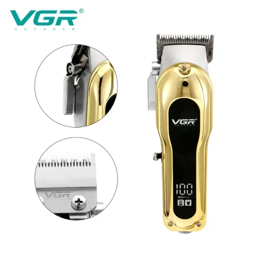 [99916] ماشین اصلاح موی سر و صورت وی جی ار مدل V-680