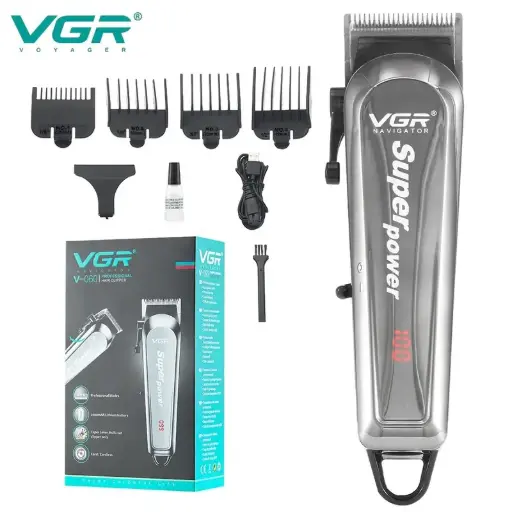 [99988] ماشین اصلاح موی سر و صورت وی جی ار مدل V-060