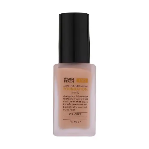 [11185] کرم پودر مات کننده این لی با پوشش بالا مدل warm peach شماره 150 حجم 30 میل