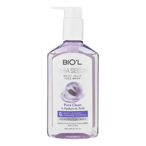 ژل شستشو صورت بیول حاوی chia seed حجم 250 میل