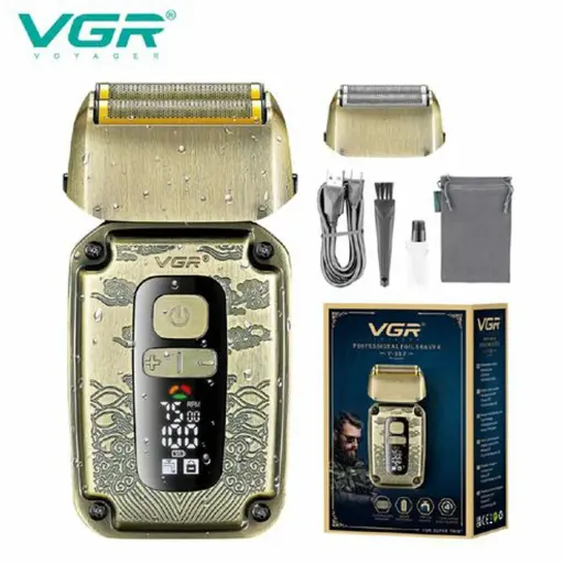 [11900] ماشین اصلاح موی صورت وی جی ار مدل V-337 