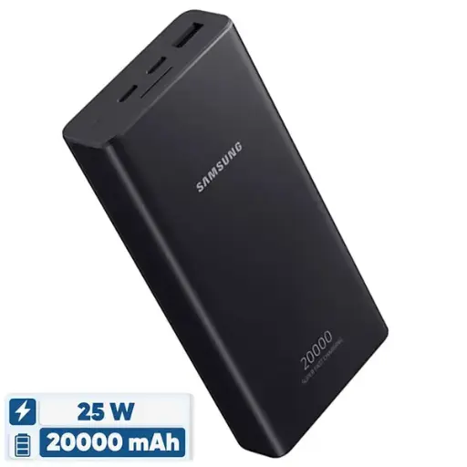 پاوربانک 25 وات سامسونگ مدل EB-P5300 ظرفیت 20000 میلی‌آمپرساعت 
