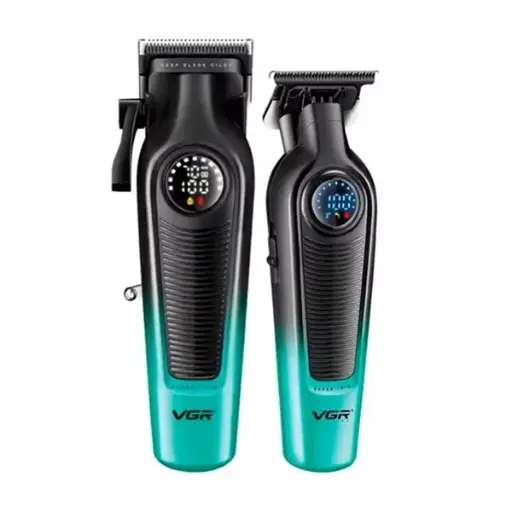 ماشین اصلاح وی جی ار مدل V-196 و V-996 مجموعه دو عددی 