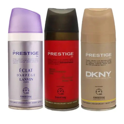 اسپری زنانه پرستیژ مجموعه سه عددی، مدل های ECLAT، Dkny، Baccarat Rouge