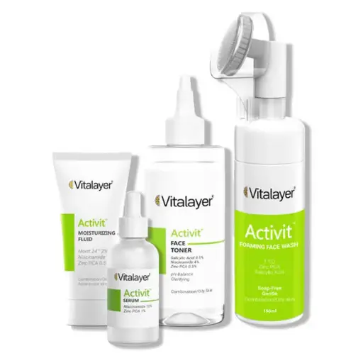 پک کنترل چربی پوست برند ویتالیر