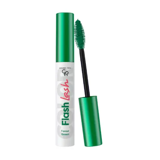 ریمل حجم‌دهنده و بلندکننده گلدن رز مدل Flash Lash شماره 2 سبز جنگلی حجم 9 میلی‌لیتر