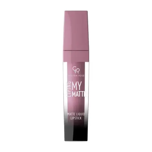 رژ لب مایع مات گلدن رز مدل مدل MY MATTE LIP INK شماره 06