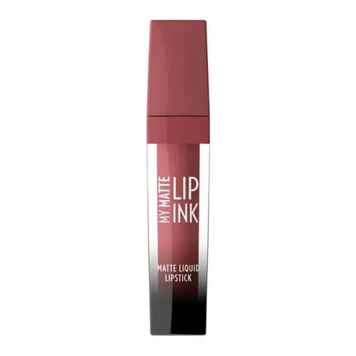 رژ لب مایع مات گلدن رز مدل مدل MY MATTE LIP INK شماره 10