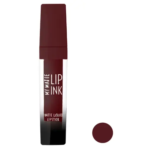 رژ لب مایع مات گلدن رز مدل مدل MY MATTE LIP INK شماره 14
