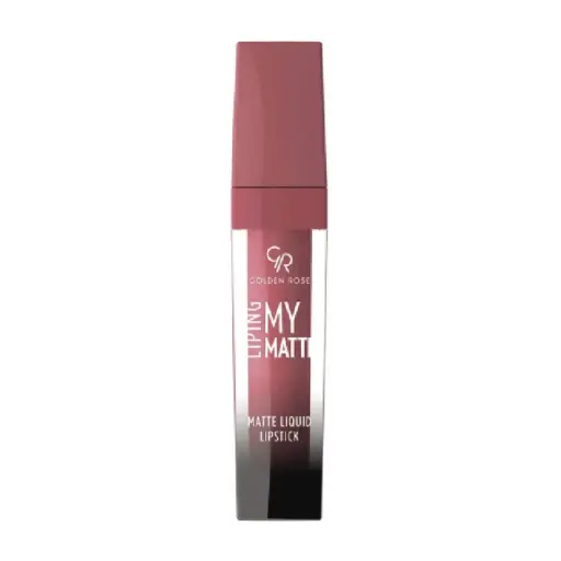 رژ لب مایع مات گلدن رز مدل مدل MY MATTE LIP INK شماره 20