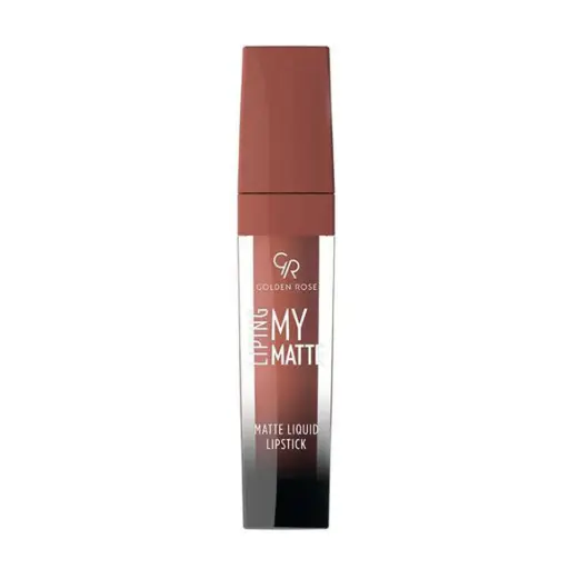 رژ لب مایع مات گلدن رز مدل مدل MY MATTE LIP INK شماره 22