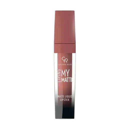 رژ لب مایع مات گلدن رز مدل مدل MY MATTE LIP INK شماره 25