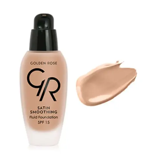 کرم پودر ساتین گلدن رز حاوی SPF 15 حجم 30 میلی لیتر شماره 30