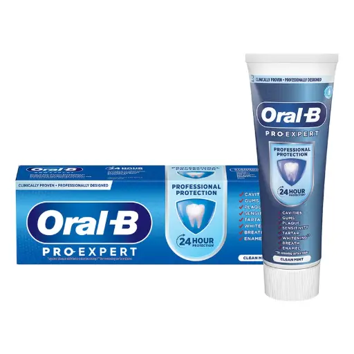 [330783] خمیر دندان اورال-بی مدل PRO-EXPERT مدل PROFESSIONAL PROTECTION حجم 75 میلی لیتر 